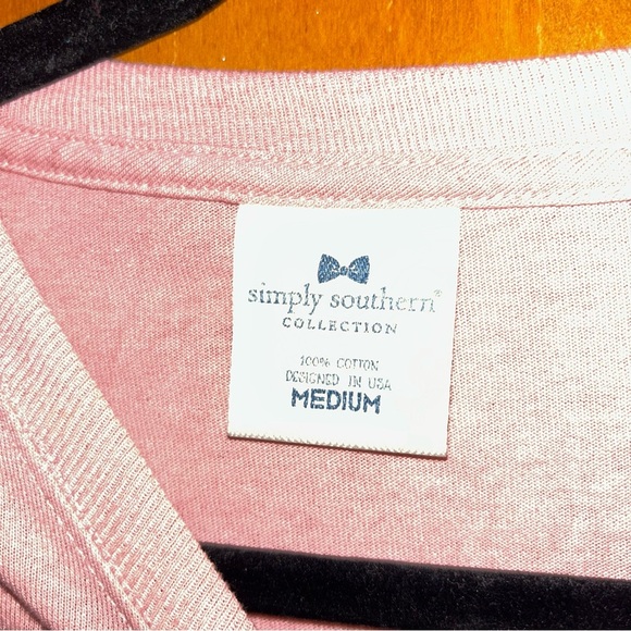 Simply southern pink scrub life nurse doctor Tshirt size Medium caregiver - Picture 3 of 3